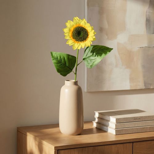 Tige tournesol H. 62 cm  Jaune