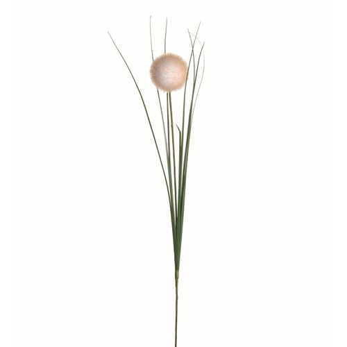 Herbe boule H. 64 cm  Blanc