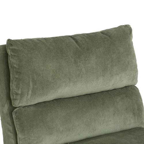 Fauteuil GAEL tissu vert