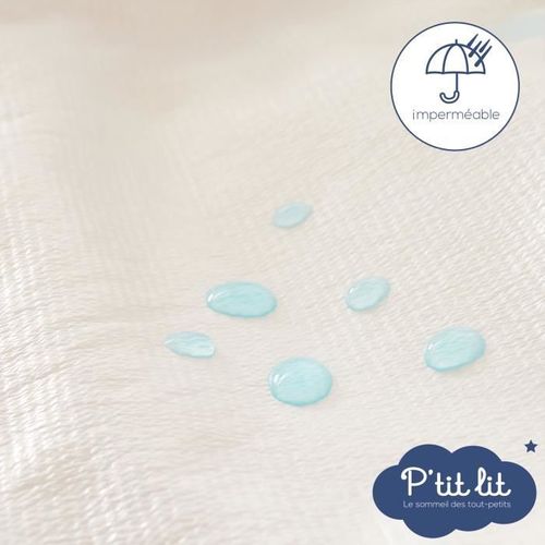 Lot De 2 Proteges Matelas Bébé Anti Acariens - Pour Couffin, Nacelle, Landeau - Alese Imperméable -