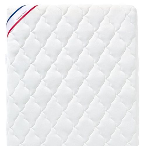 Matelas Bébé Bamboo - 70x140x10 Cm - Viscose Douce - Déhoussable - Sans Traitement Chimique