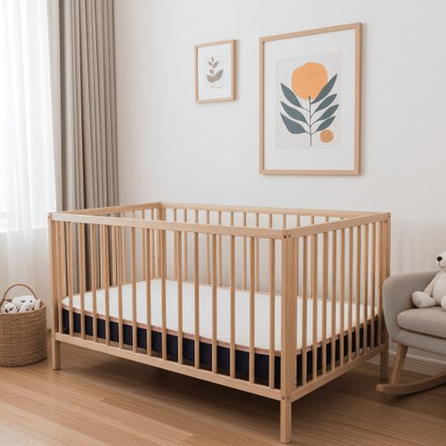 Babysom - Matelas Bébé 70x140 Cm - Réversible Été/hiver - Sans Traitement Chimique -