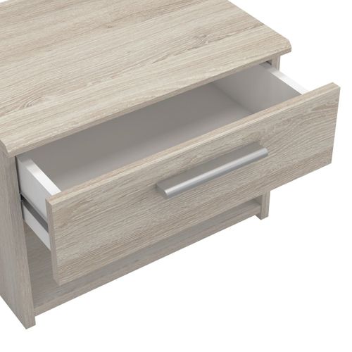 Chevet 1 Tiroir L42,5 Cm - Décor Bois Clair