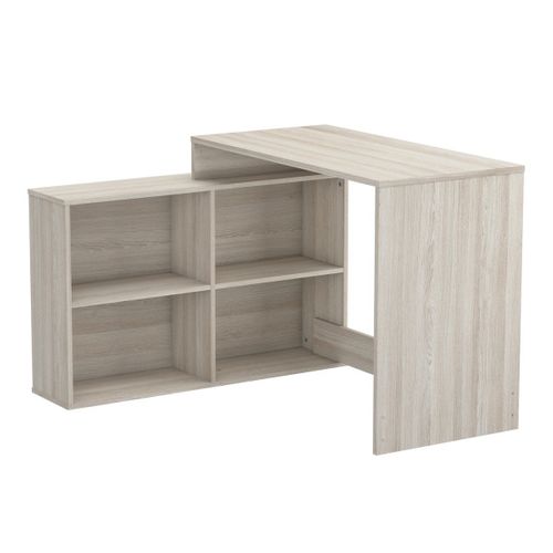 Bureau D'angle Réversible 4 Tiroirs L111,9 Cm