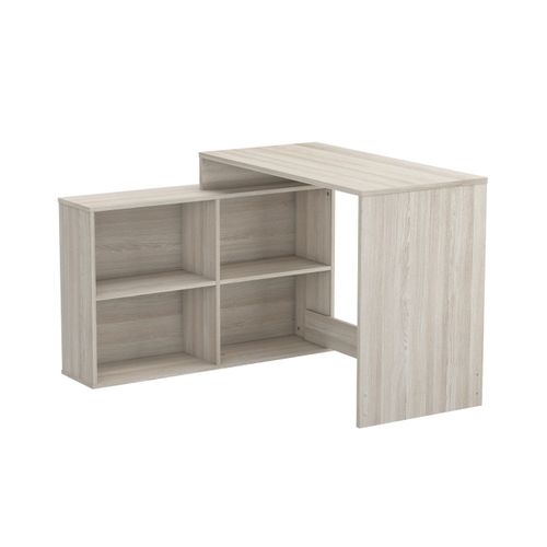 Bureau D'angle Réversible 4 Tiroirs L111,9 Cm