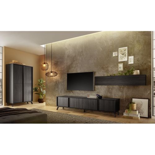 Ensemble De Salon, 1 Buffet Haut, 1 Meuble TV, 1 Buffet Bas