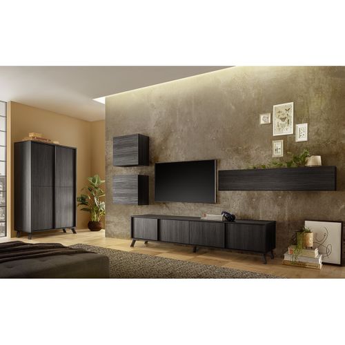 Ensemble De Salon, 1 Buffet Haut, 1 Meuble TV, 1 Buffet Bas