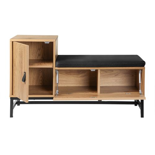 Banc à Chaussures Avec 2 Rangements - L100 Cm