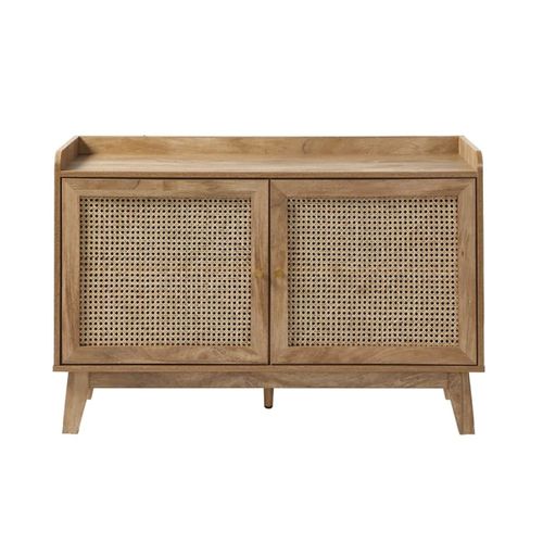 Buffet 2 Portes Et Cannage Rotin - L110 Cm