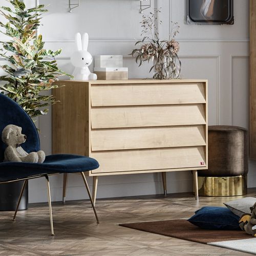 Commode 4 Tiroirs L100 X H90cm