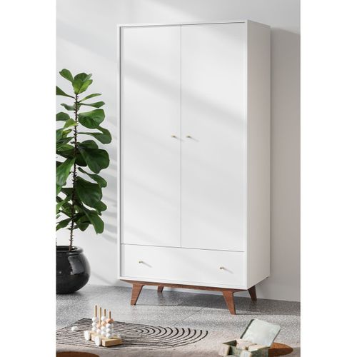 Armoire 2 Portes 1 Tiroir - H185 Cm