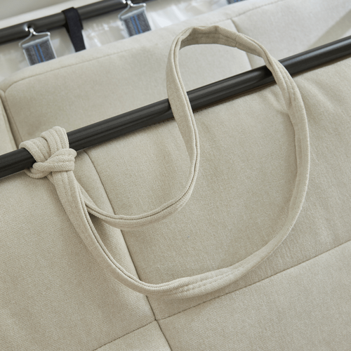 Canapé 3 Places Convertible En Tissu L207 Cm