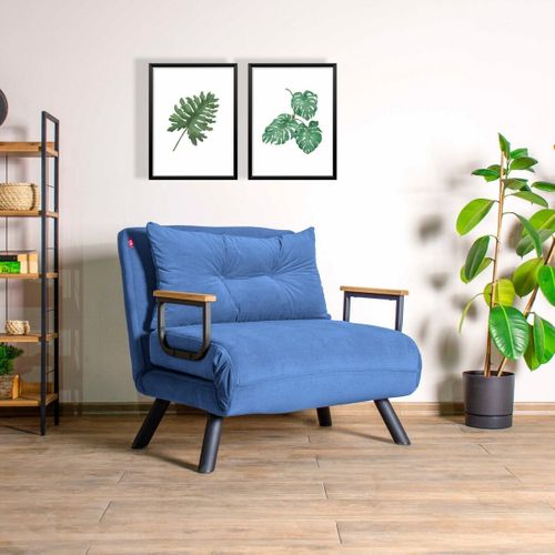 Fauteuil Convertible En Tissu L67 Cm