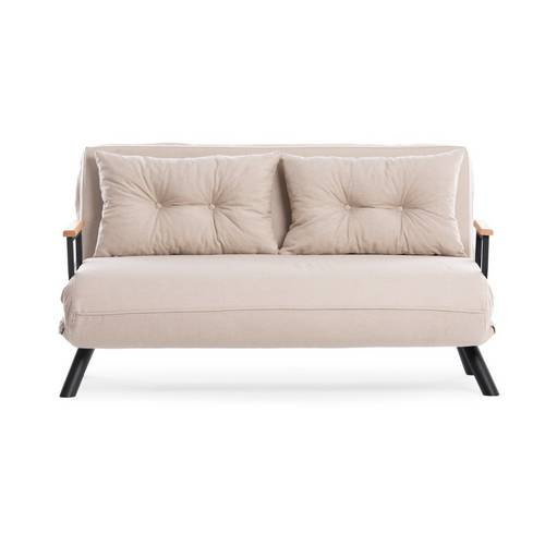 Canapé Lit 2 Places Convertible L133 Cm