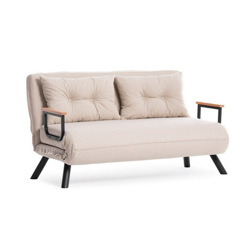 Canapé Lit 2 Places Convertible L133 Cm