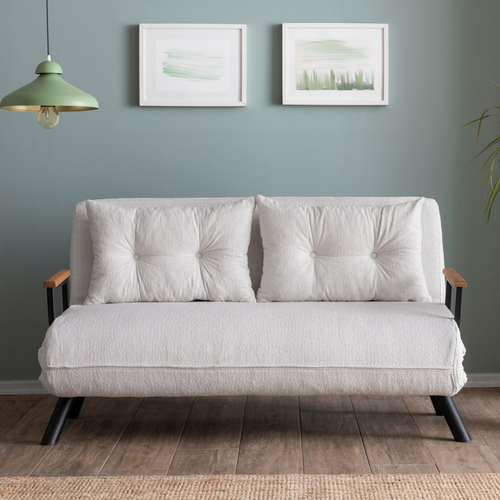 Canapé Lit 2 Places Convertible L133 Cm