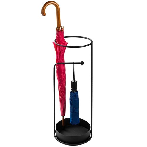 Porte Parapluie En Métal Noir H60 Cm