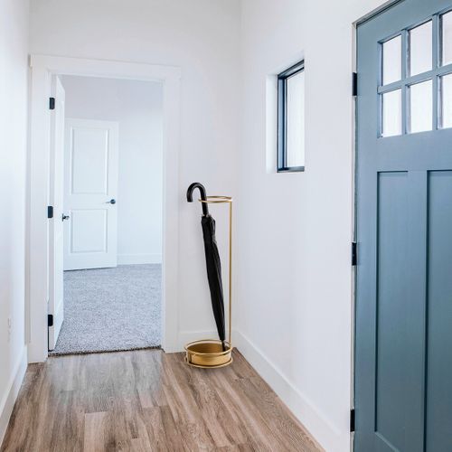 Porte Parapluie Avec Base Circulaire En Métal Doré H75cm