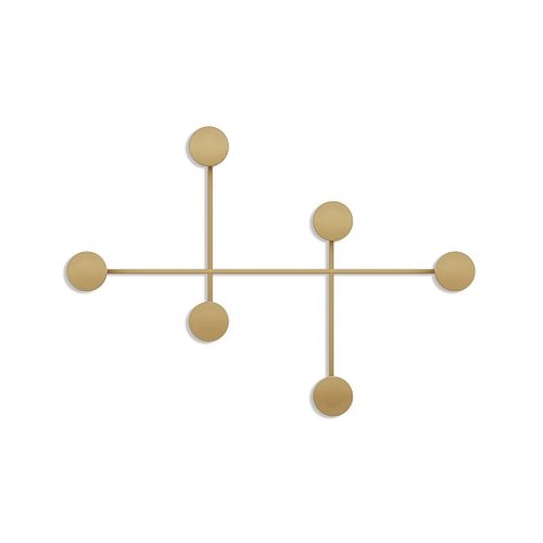 Porte Manteaux Mural 6 Patères H60 Cm