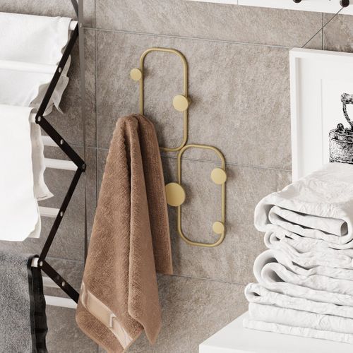 Porte Manteaux Mural En Métal H48 Cm