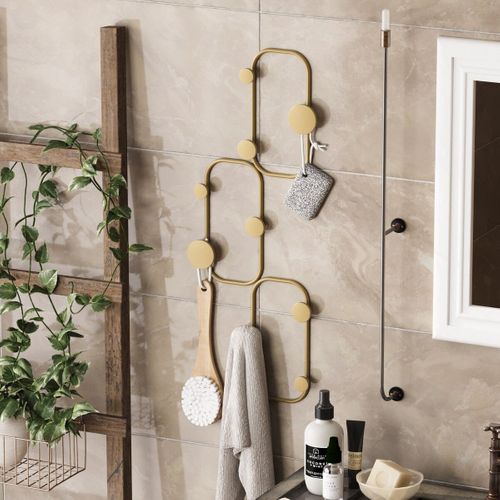 Porte Manteaux Mural 6 Patères H70 Cm