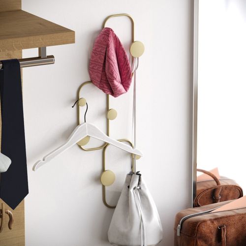 Porte Manteaux Mural 6 Patères H70 Cm