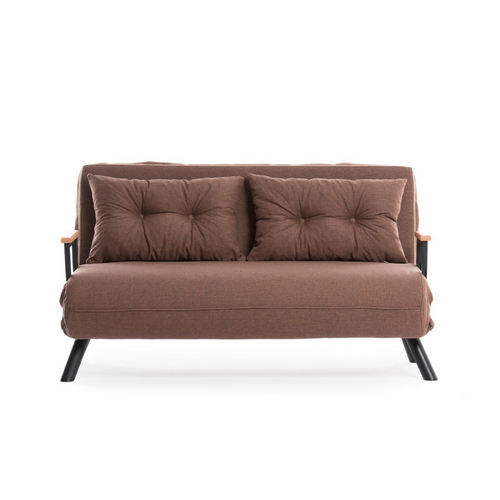 Canapé Lit 2 Places Convertible L133 Cm