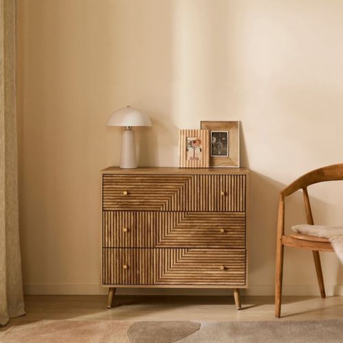 Commode 3 Tiroirs L80 Cm