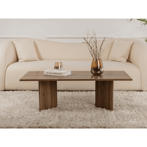 Table Basse Avec Plateau Rectangulaire L119 Cm