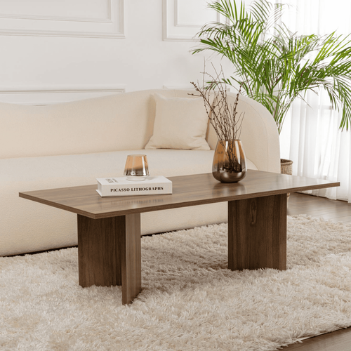 Table Basse Avec Plateau Rectangulaire L119 Cm