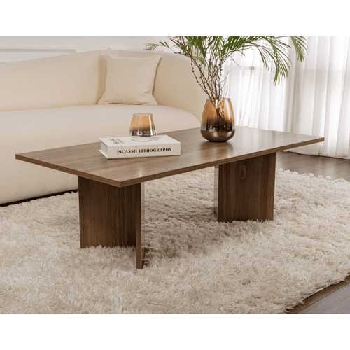 Table Basse Avec Plateau Rectangulaire L119 Cm