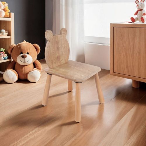 Chaise Pour Enfant Dossier Ourson L30 Cm