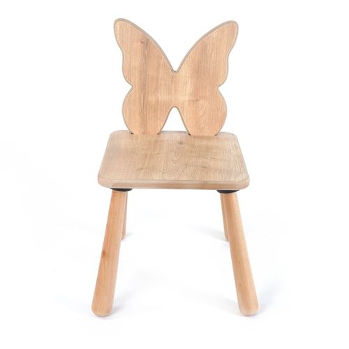Chaise Pour Enfant Dossier Papillon L30 Cm