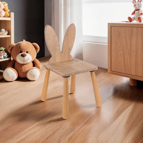 Chaise Pour Enfant Dossier Lapin L30 Cm