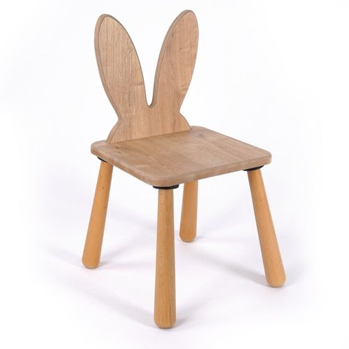 Chaise Pour Enfant Dossier Lapin L30 Cm