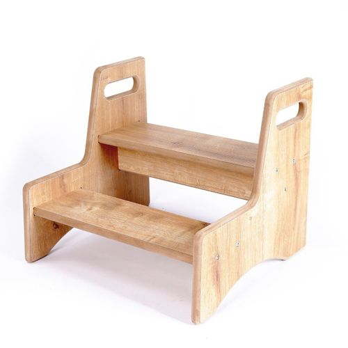 Marche Pied Pour Enfant Decor Chêne H36 Cm