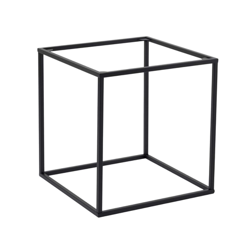 Bout De Canapé Carré Avec Plateau à Rebords H52 Cm