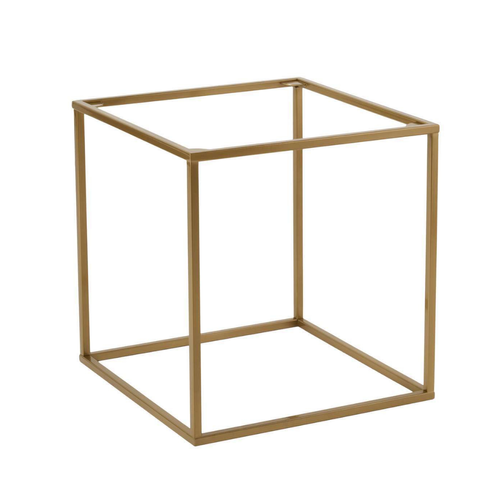 Bout De Canapé Carré Avec Plateau à Rebords H52 Cm