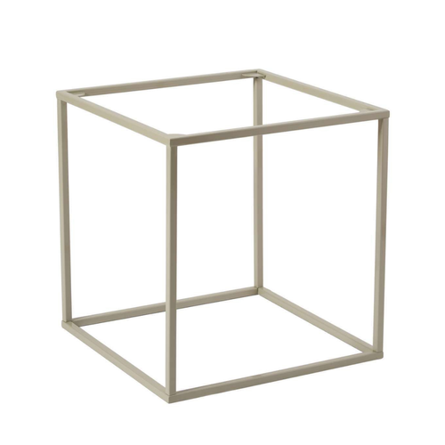 Bout De Canapé Carré Avec Plateau à Rebords H52 Cm