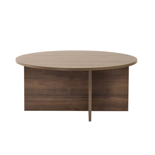 Table Basse Avec Plateau Arrondi L90 Cm