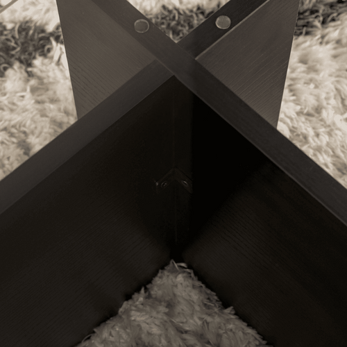 Table Basse Avec Plateau En Verre L105 Cm