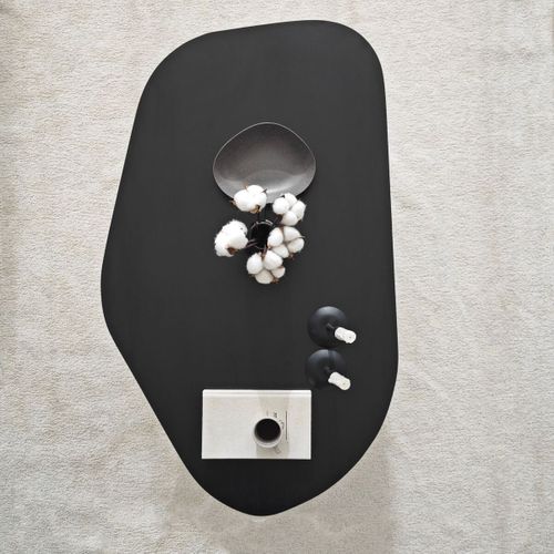 Table Basse Avec Plateau De Forme Organique L105 Cm