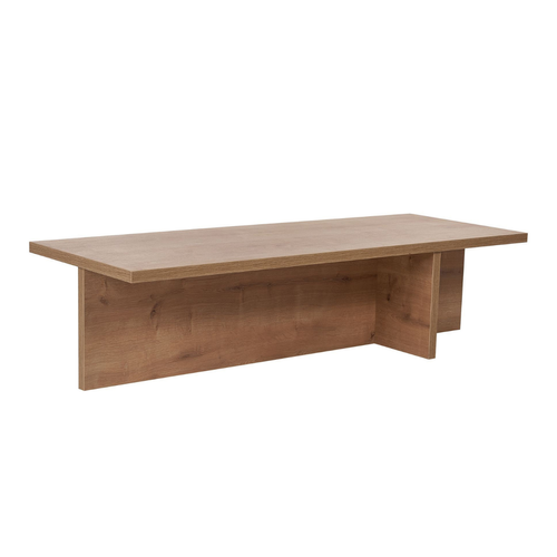 Table Basse Avec Pied Asymétrique L120 Cm