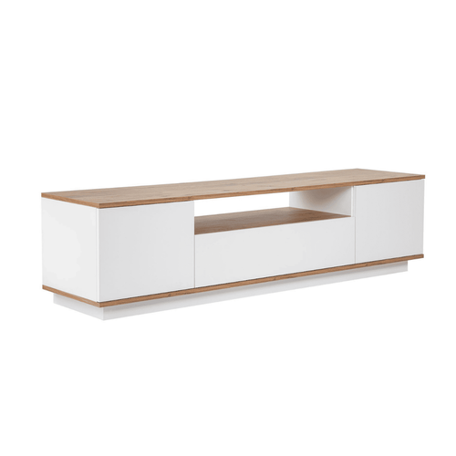 Meuble TV 3 Portes Rabattables Et 1 Niche L180 Cm