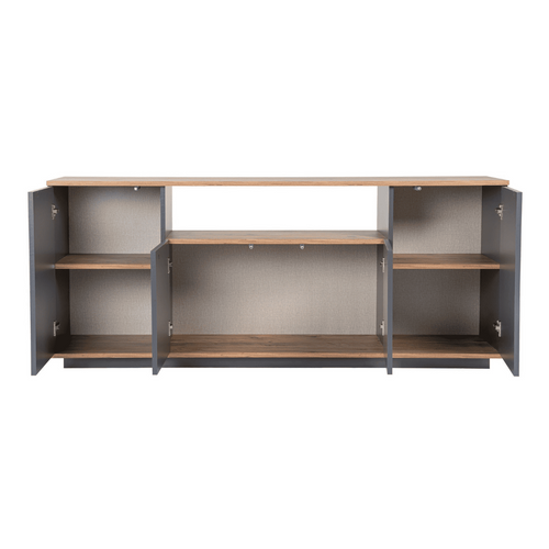 Buffet 4 Portes Et 1 Niche Centrale L180 Cm