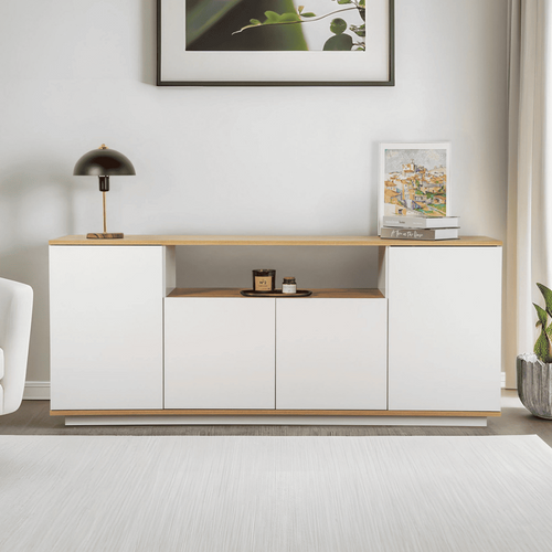 Buffet 4 Portes Et 1 Niche Centrale L180 Cm