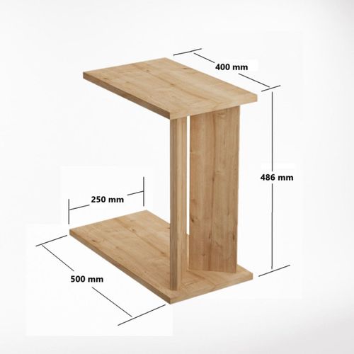 Bout De Canapé Avec Tablette H48,6 Cm