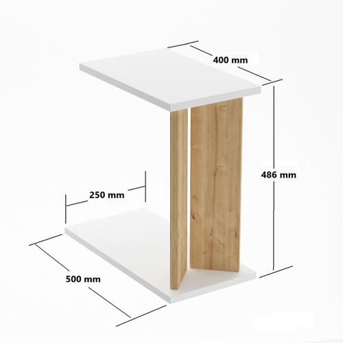 Bout De Canapé Avec Tablette H48,6 Cm