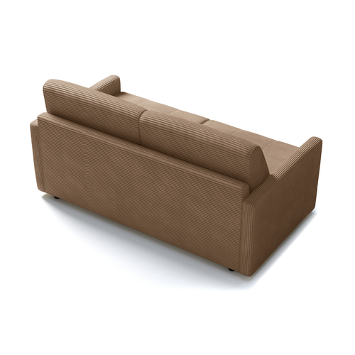 Canapé Convertible 3 Places En Velours Côtelé