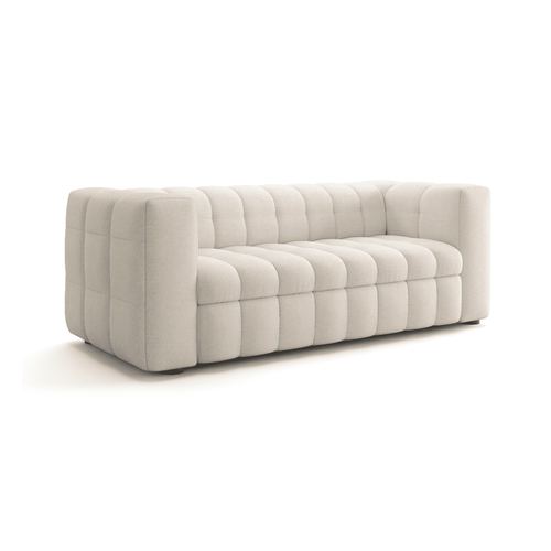 Canapé 3 Places Convertible En Tissu L220 Cm